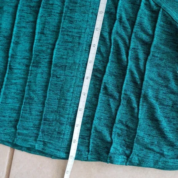 Free People Killer Queen Tee Top in shimmer green St. Patricks Day M - Picture 11 of 12